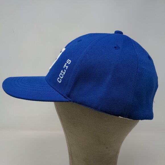 NFL Men's Indianapolis Colts Strapback Hat Blue Embroidered Logo - Picture 5 of 11